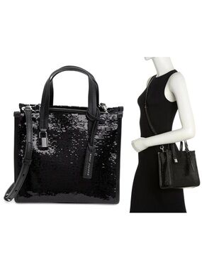MARC JACOBS Mini Grind Sequin Crossbody Tote Bag LIKE NEW RARE